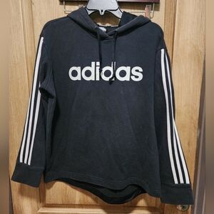 Adidas Black Pullover with White Branding